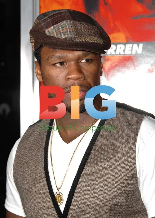 50 Cent Arrives at "Red" Screening