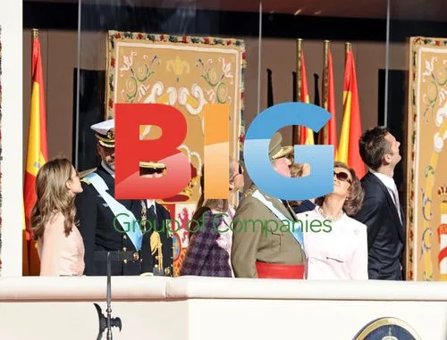 Spanish Royals at Military Parade