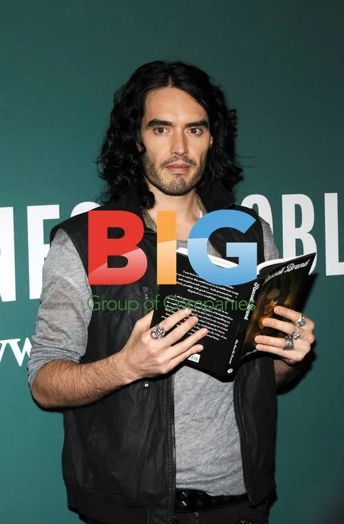 Russell Brand promotes "Booky Wook 2"