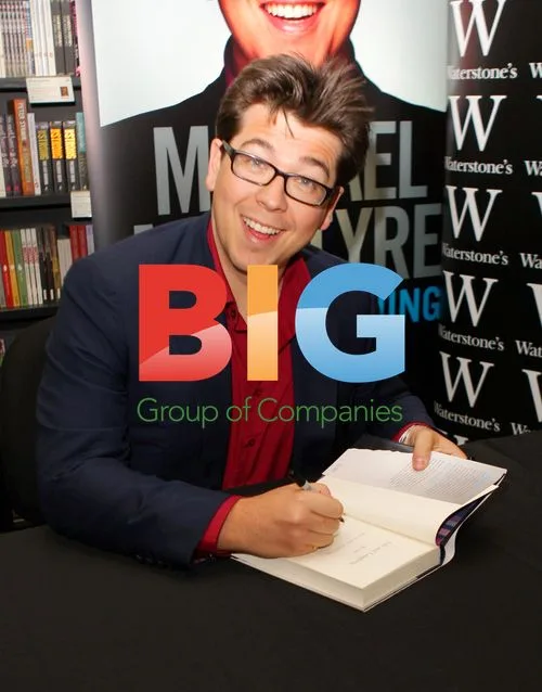 Michael McIntyre at Book Signing
