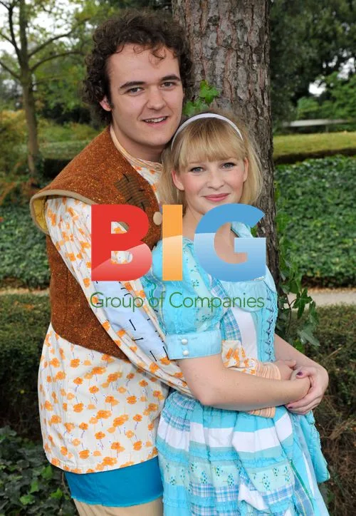 Joanna Page and Stravros Flatley Promote Pantomime