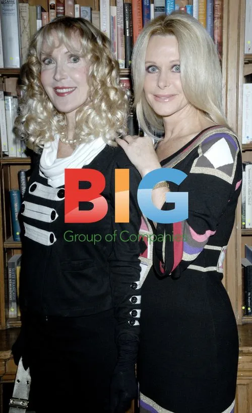 Basia Briggs and Tricia Walsh-Smith at Handbag Launch