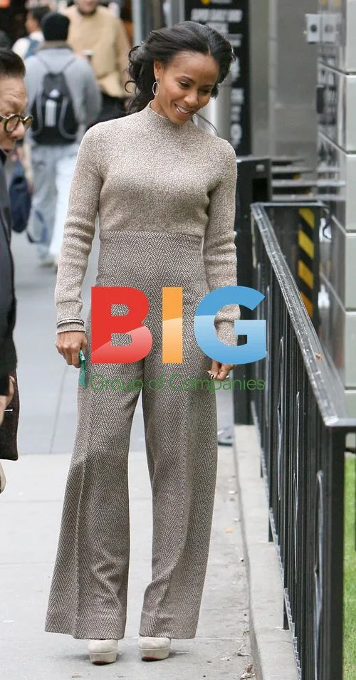Jada Pinkett Smith Walks Dog in NYC