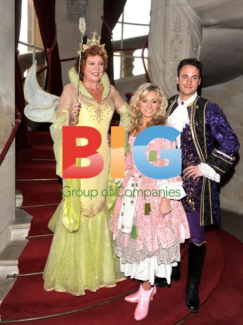 Cilla Black, Nicola Brazil and Gary Lucy at Cinderella press launch