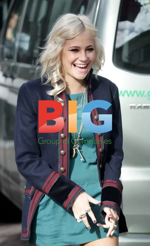 Pixie Lott at MTV in London