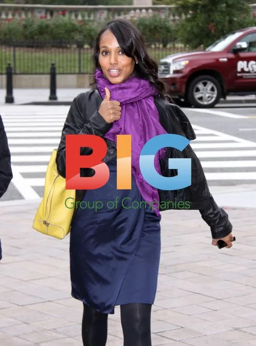 Kerry Washington Leaving White House