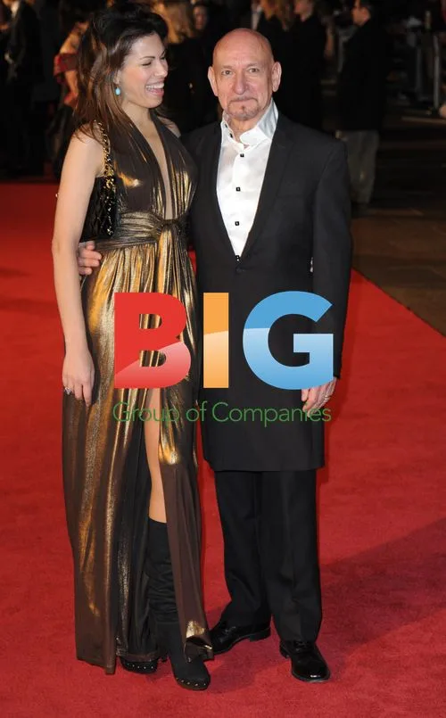 Ben Kingsley and Daniela Barbosa at "King's Speech" Premiere