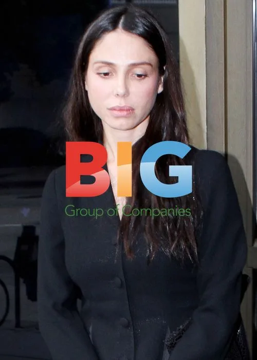Oksana Grigorieva Outside LA Court