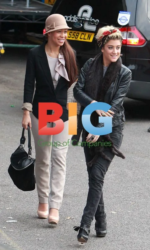 X Factor Contestants at Rehearsal