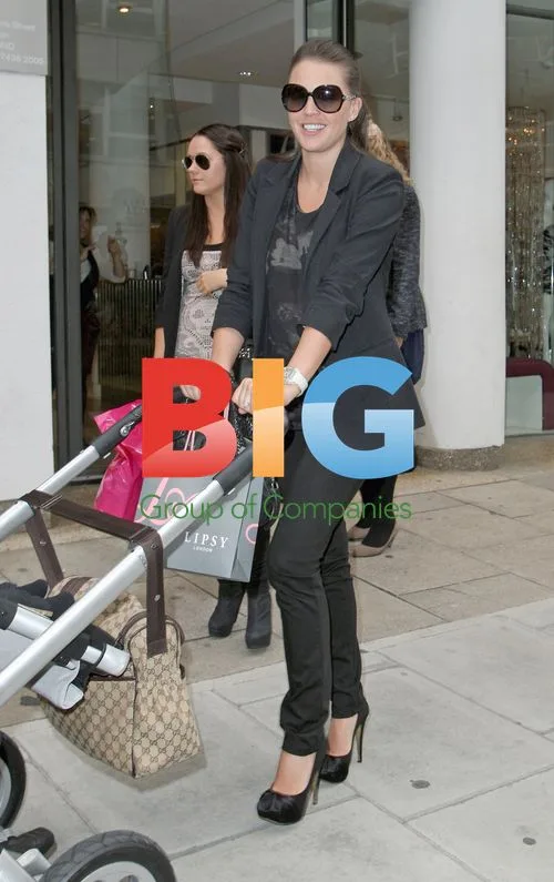 Danielle Lloyd and Jamie O'Hara with baby Archie