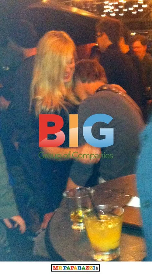 BT's Kris Marshall Kissing Blonde in Bar