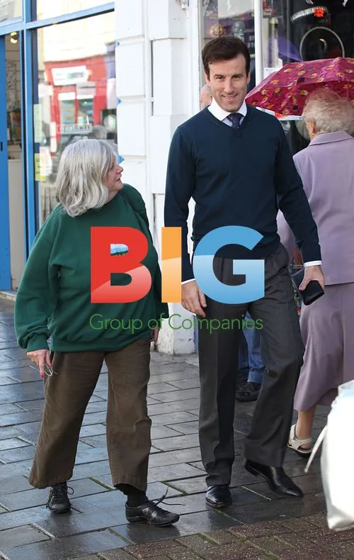 Ann Widdecombe and Anton du Beke in Newton Abbot