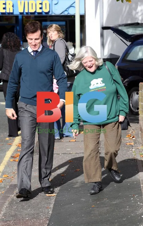 Ann Widdecombe and Anton du Beke in Newton Abbot