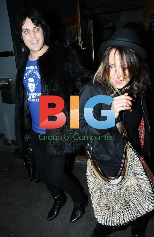 Noel Fielding and KT Tunstall Leave Groucho Club