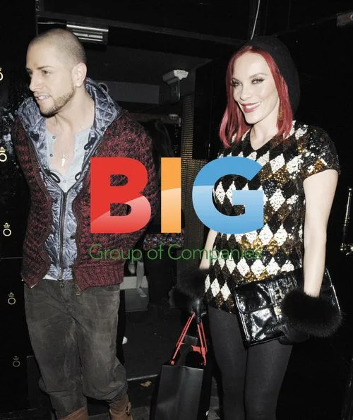 Brain Friedman and Carmit Bachar at Brylcream Launch