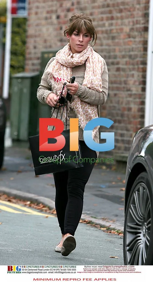Coleen Rooney Leaves Salon
