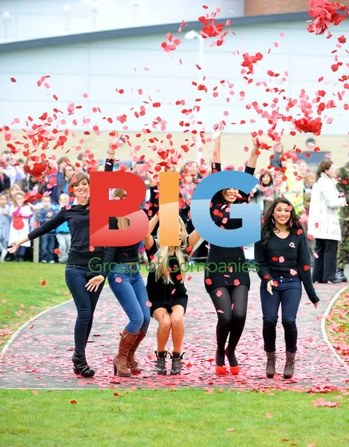 The Saturdays perform for army families