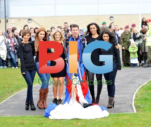 The Saturdays at UK military concert
