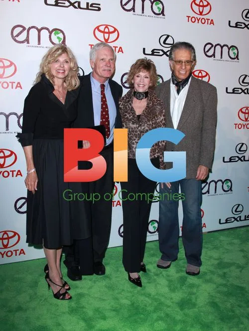 Jane Fonda and Ted Turner at Environmental Media Awards
