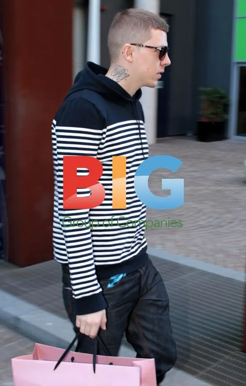 Professor Green Leaving Hotel After Mobo Awards