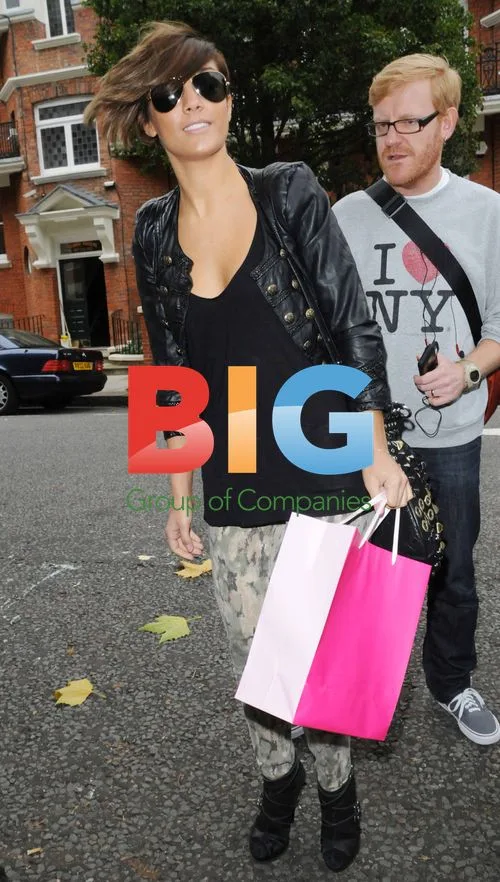 The Saturdays Arrive at Studios in London