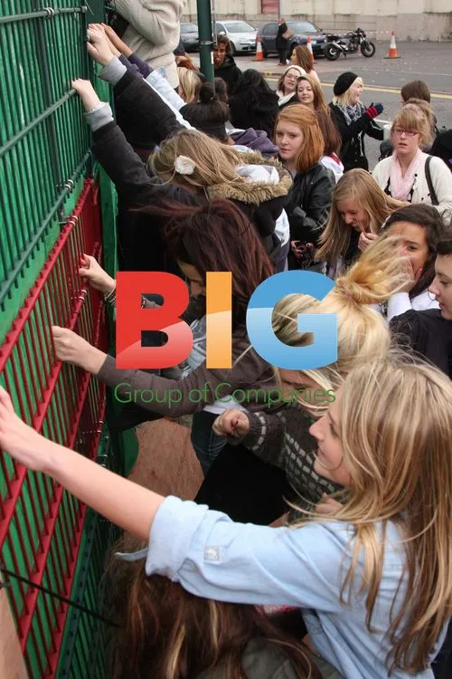 X Factor stars at Fountain studios