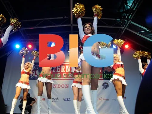 49ers Cheerleaders Perform at London Fan Rally