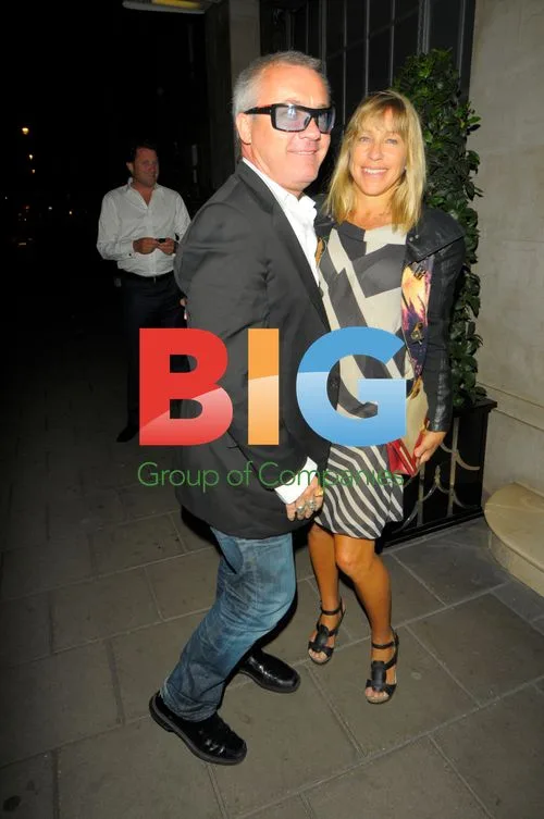 Damien Hirst at Claridges Restaurant