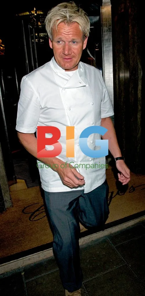 Gordon Ramsay outside Claridge's Hotel
