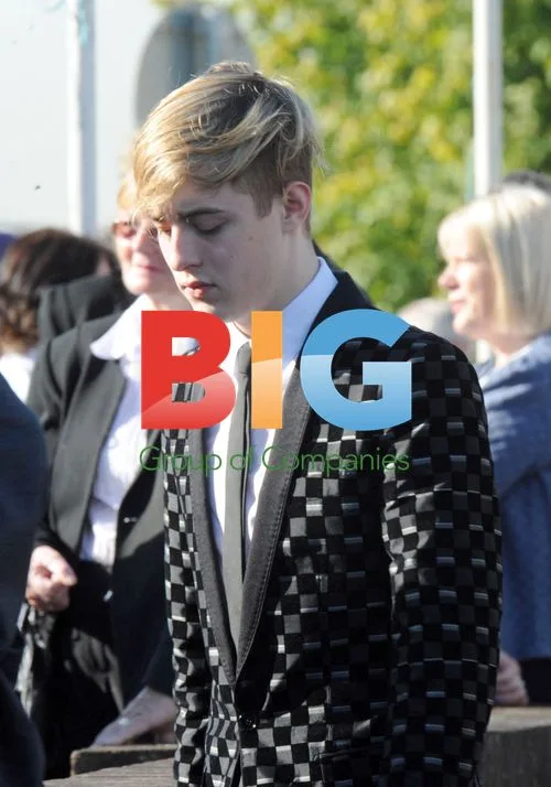 Jedward at Grandad Funeral