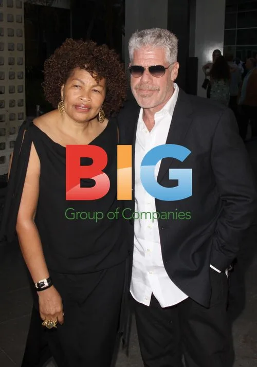 Ron Perlman and Opal Stone at 'Sons of Anarchy' Premiere