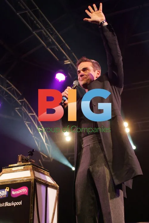 Robbie Williams at Blackpool Illuminations