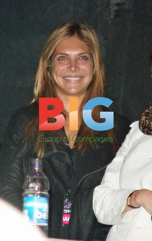 Robbie Williams' wife Ayda backstage at Blackpool Illuminations 2010