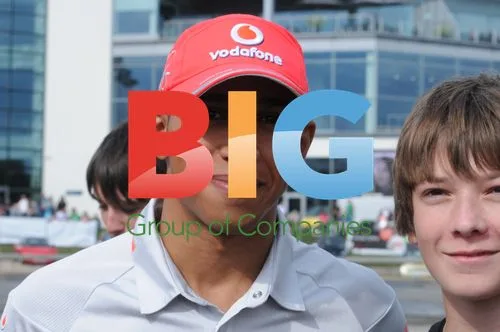 Lewis Hamilton at Mercedes World Smart Festival