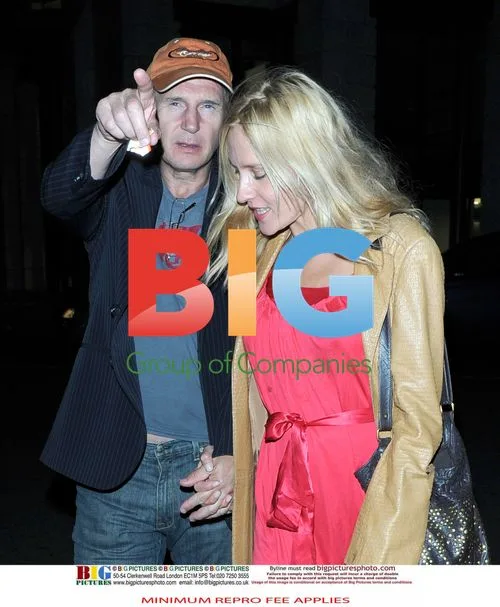 Liam Neeson with Mystery Woman