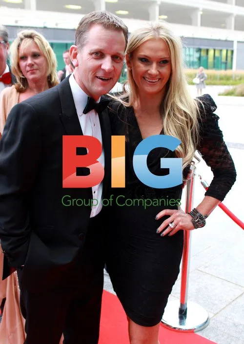 Jeremy Kyle and wife at charity event