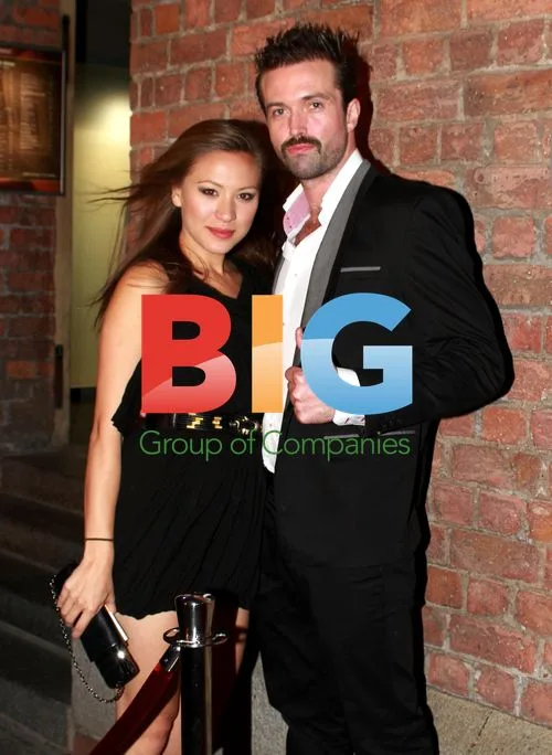 Actors Helen Russell-Clark and Emmet Scanlan at Kim Tiddy\'s Birthday Party
