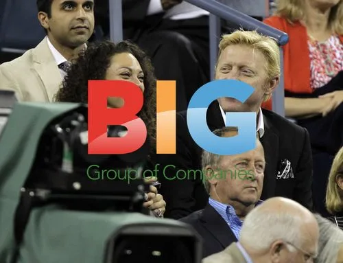 Boris Becker and Lilly Kerssenberg at U.S. Open 2010