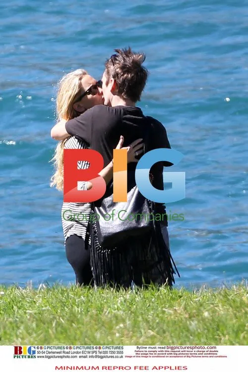 Kate Hudson and Matthew Bellamy Bike Ride in Swiss Alps