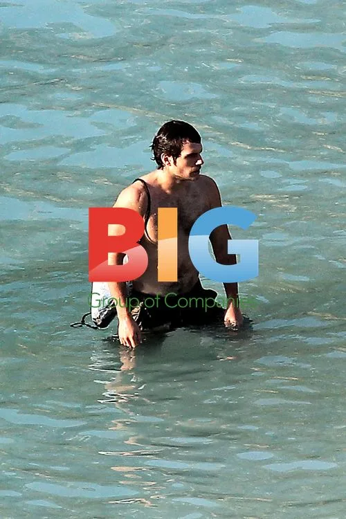 Henry Cavill on film set in Spain