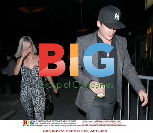 Lee Ryan and Samantha Miller at Ricky Gervais Show