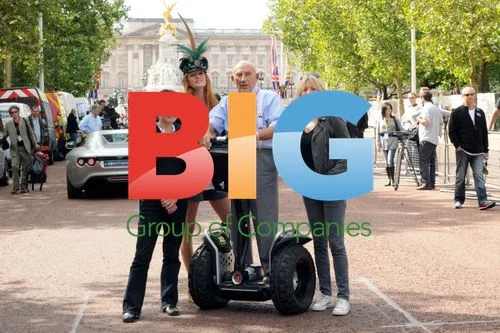 Sir Stirling Moss, Olivia Inge, Gaby Roslin and Dame Ellen Macarthur at Eco Car Race