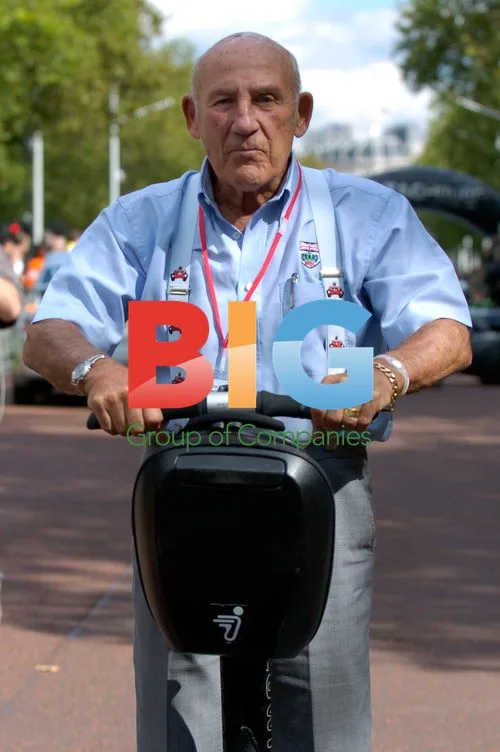 Sir Stirling Moss at Eco Car Race