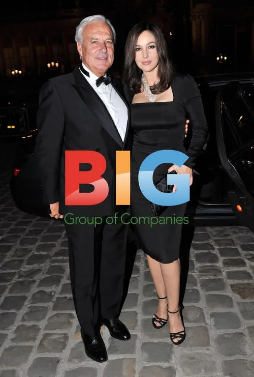 Monica Belluci and Cartier CEO at Antiques Fair