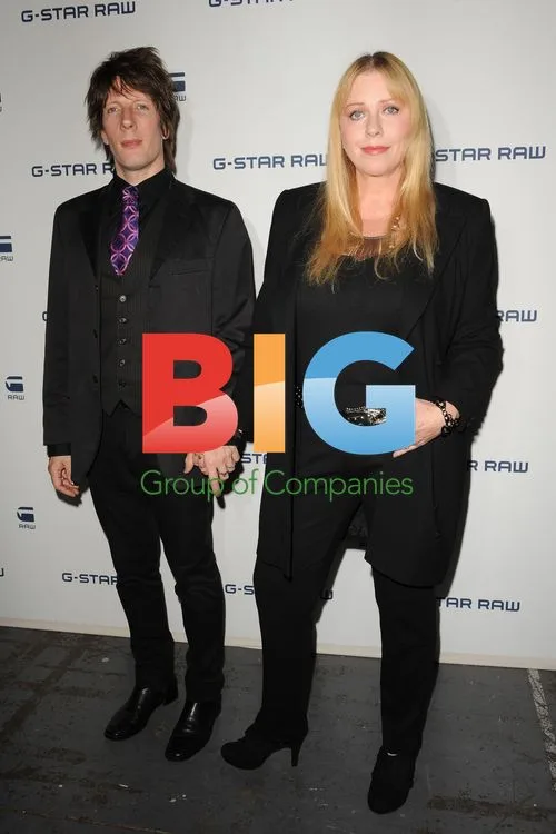 Jim Wallerstein and Bebe Buell at G Star RAW 2011 Fashion Show