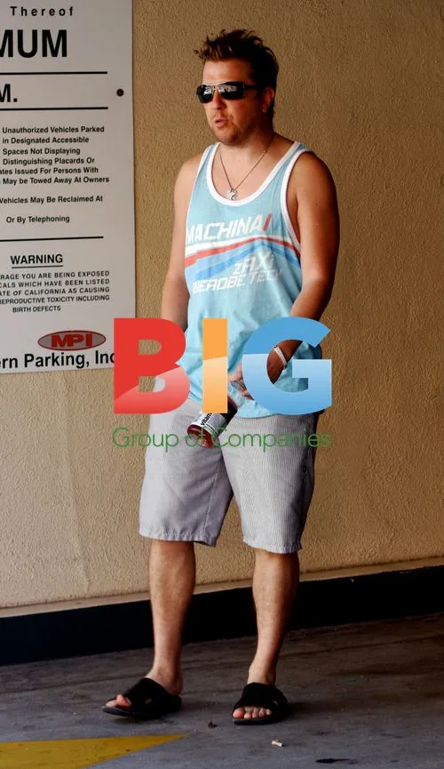 Nick Swardson walking in Beverly Hills