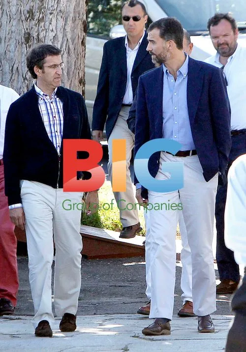 Prince Felipe at Awards Ceremony in Vigo, Spain