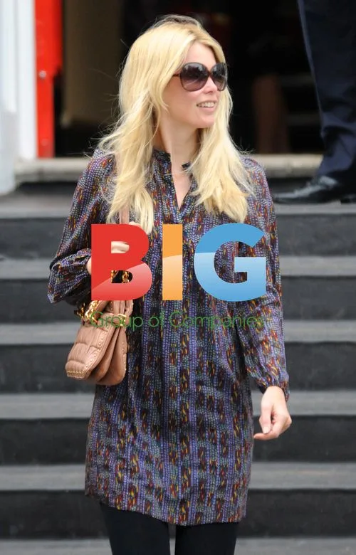 Claudia Schiffer on School Run