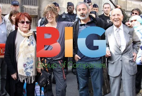 Jane Birkin at Rock Sans Papiers Protest