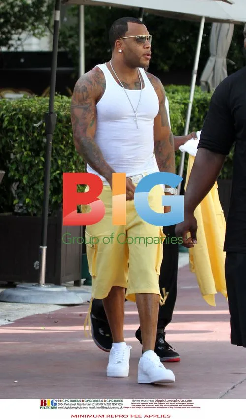 Flo Rida Filming New Music Video in Miami